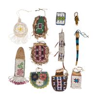Assorted Collection of Plains and Plateau Beadwork