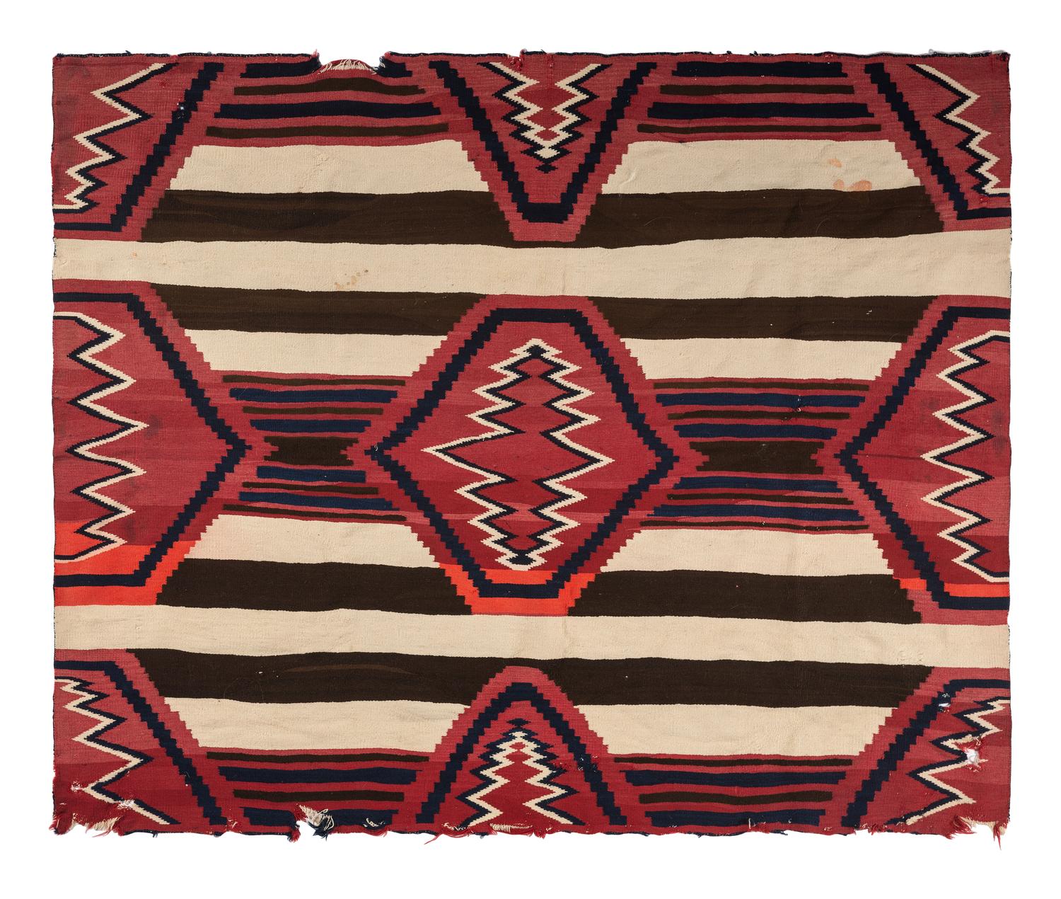 Navajo Late Classic Third Phase Pattern Weaving / Rug