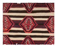 Navajo Late Classic Third Phase Pattern Weaving / Rug