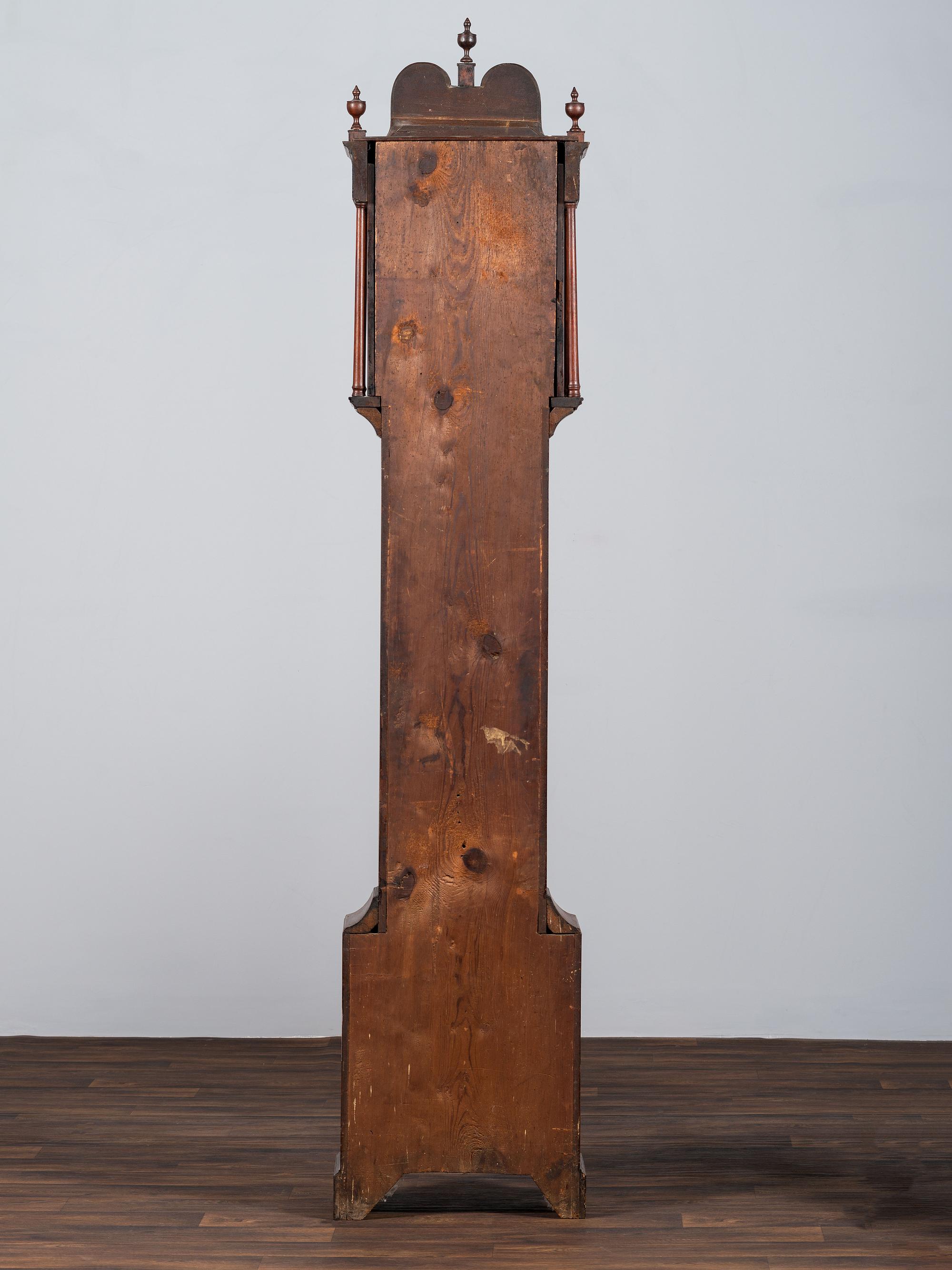 A Rare Chippendale Walnut Tall Case Clock