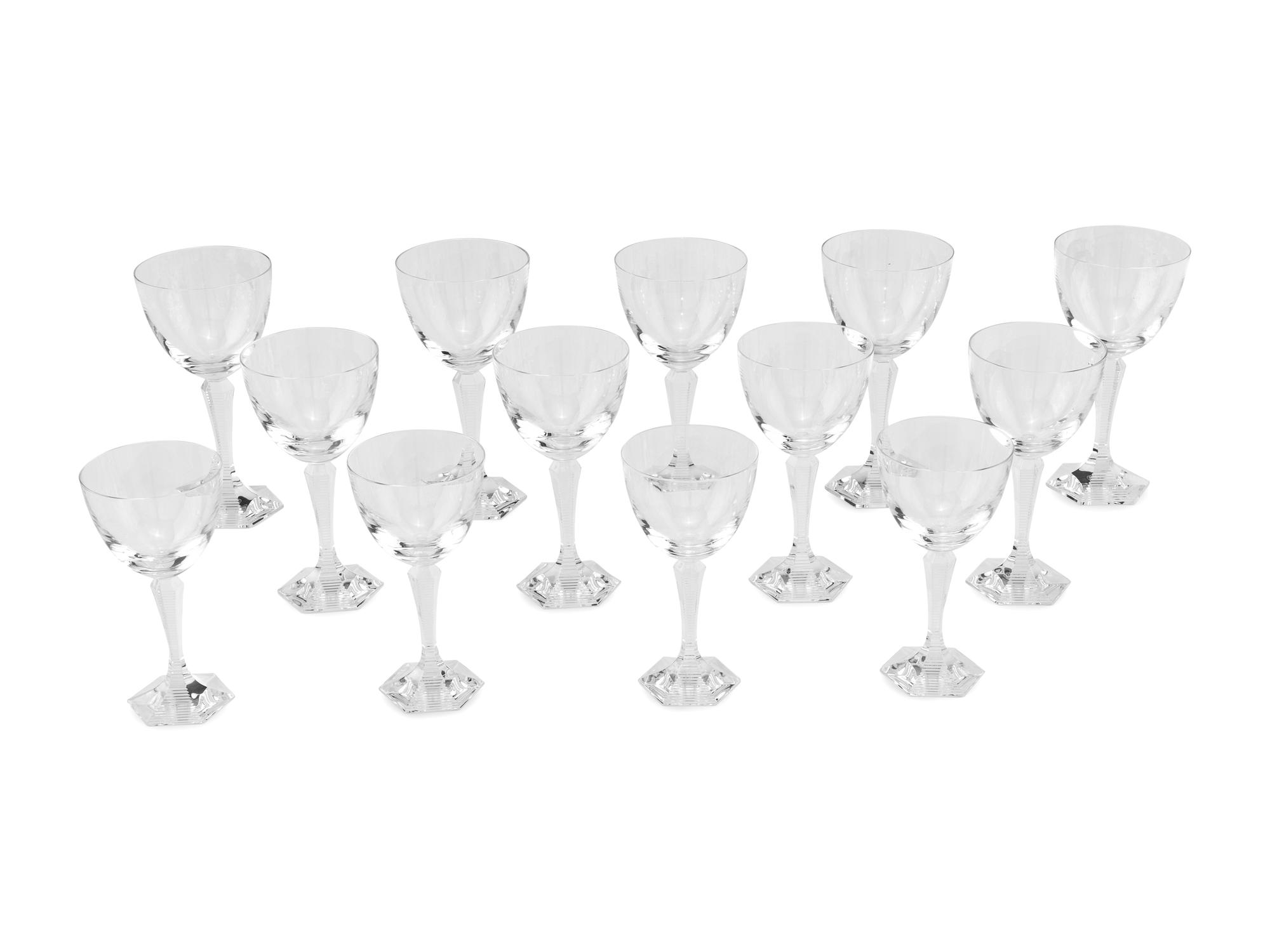 A Baccarat Opera Stemware Service