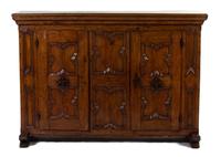 An Italian Baroque Oak Cabinet