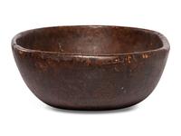 A Large Burl Maple or Ash Dough Bowl