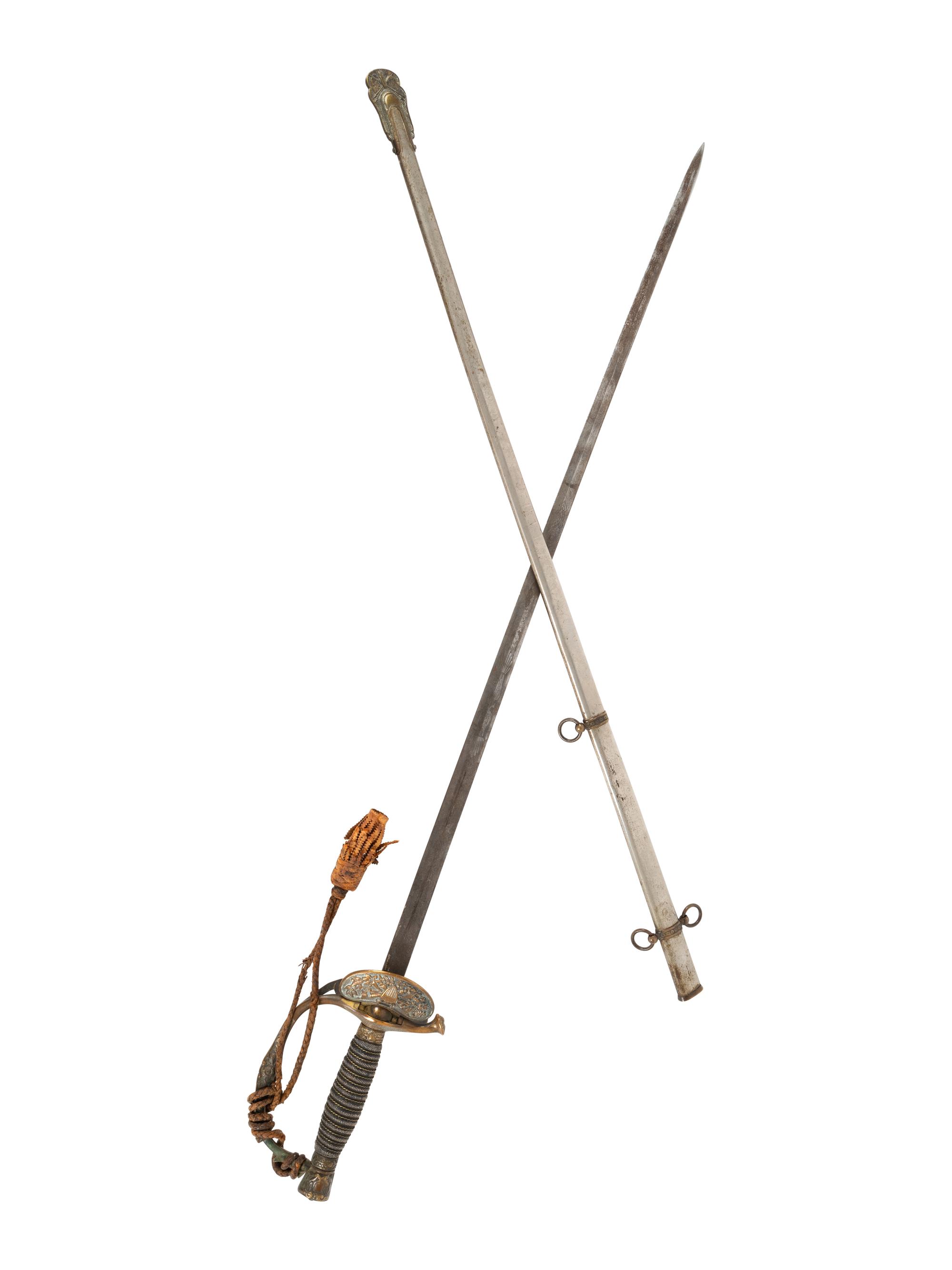 An American Brass and Shagreen Presentation Sword