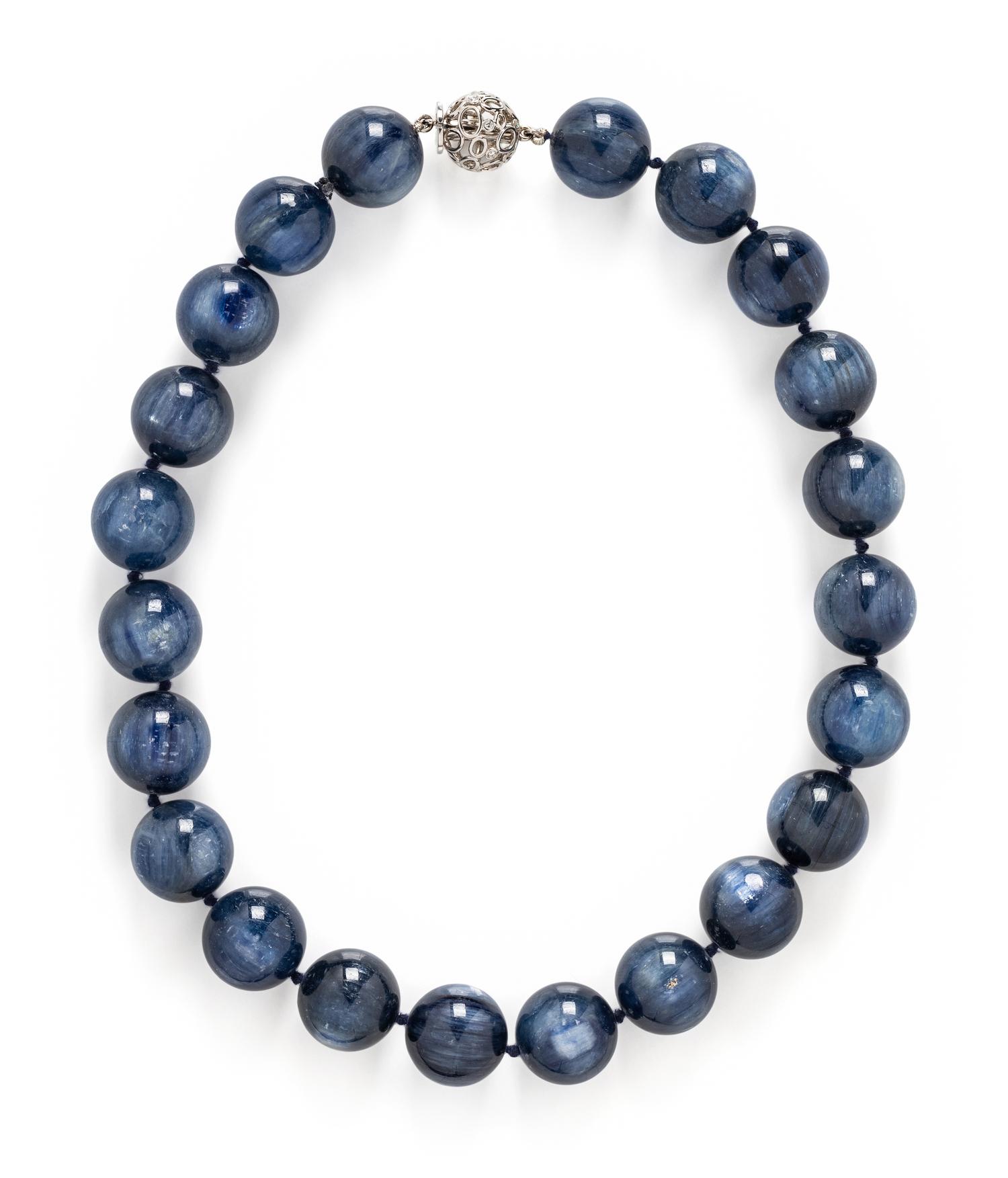 KYANITE BEAD NECKLACE