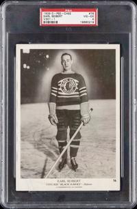 A 1939 O-Pee-Chee Earl Seibert V301-1 Rookie Hockey Card (PSA 4 VG-EX)