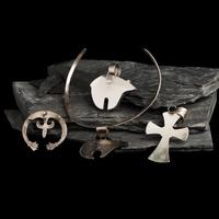 Navajo Pendants and Collar Necklace