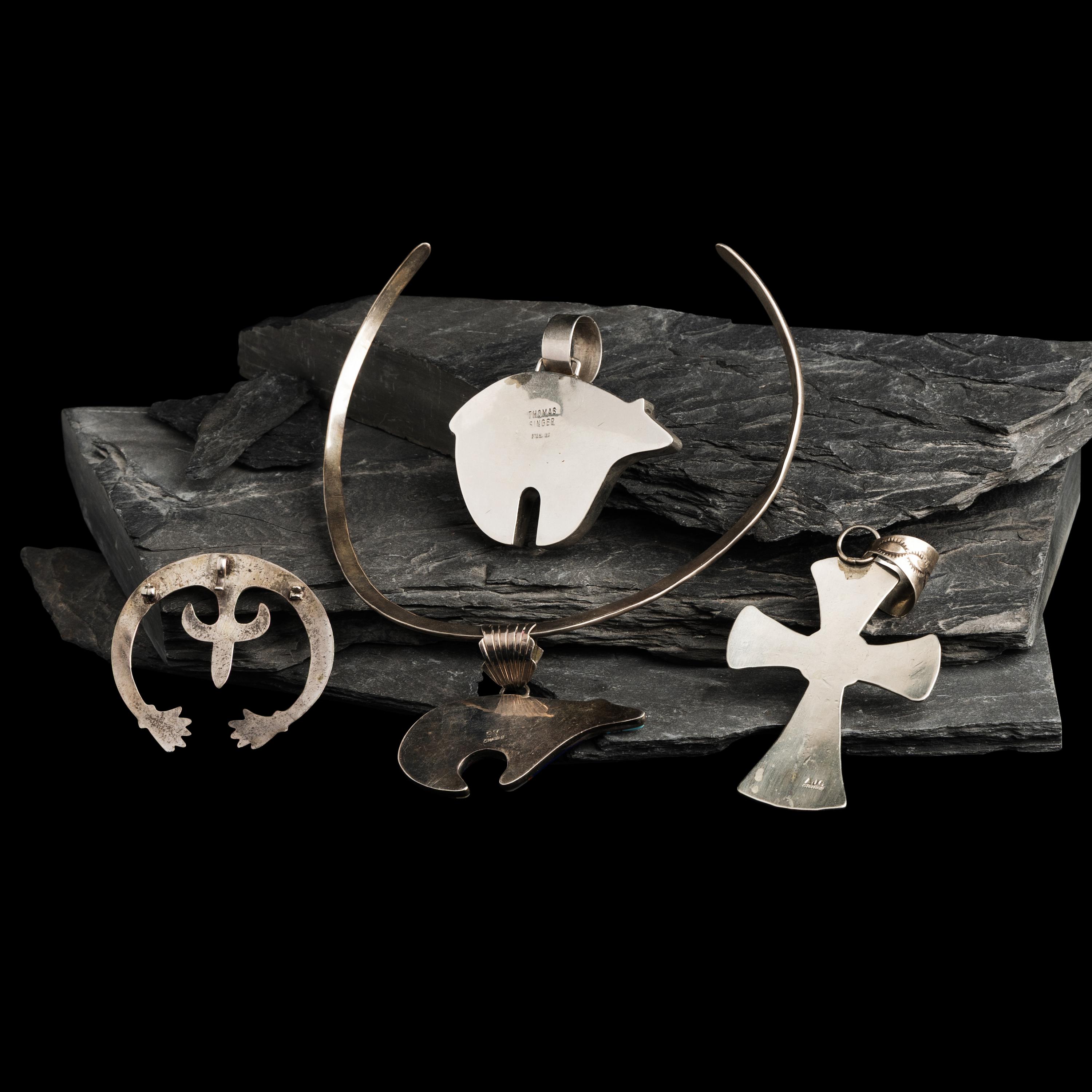 Navajo Pendants and Collar Necklace