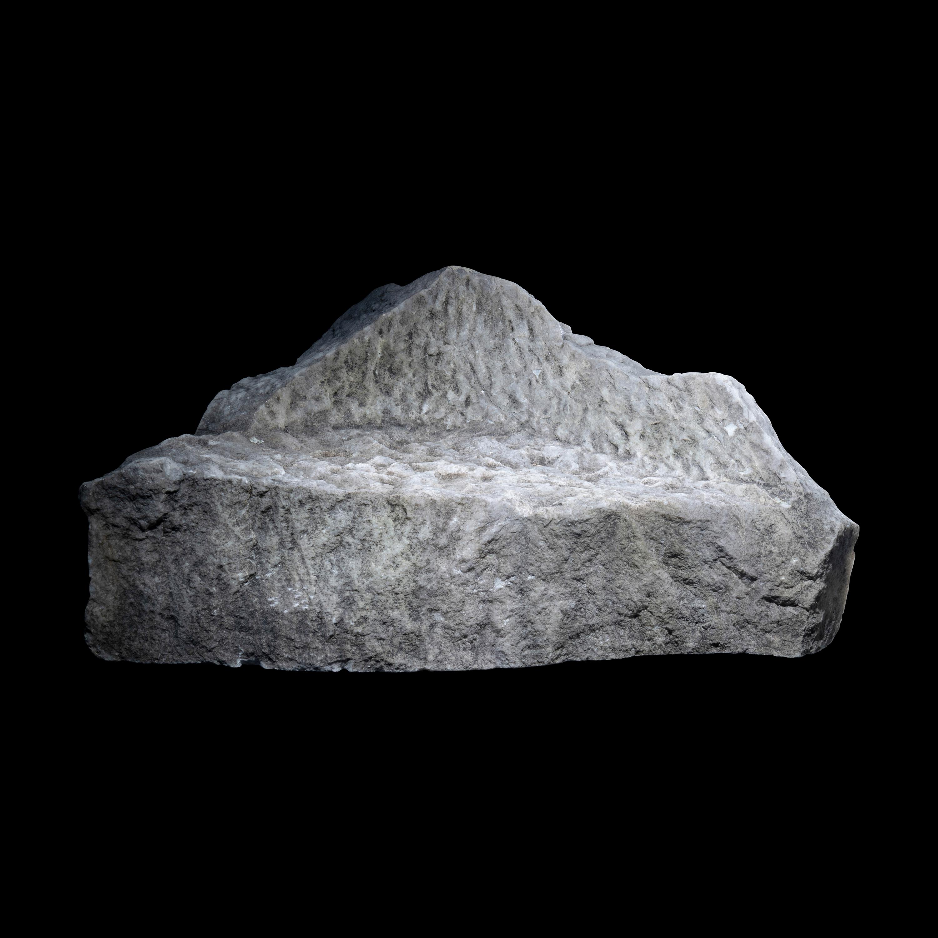 A Roman Marble Sarcophagus Fragment