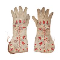 Eastern Sioux Quilled Gauntlets