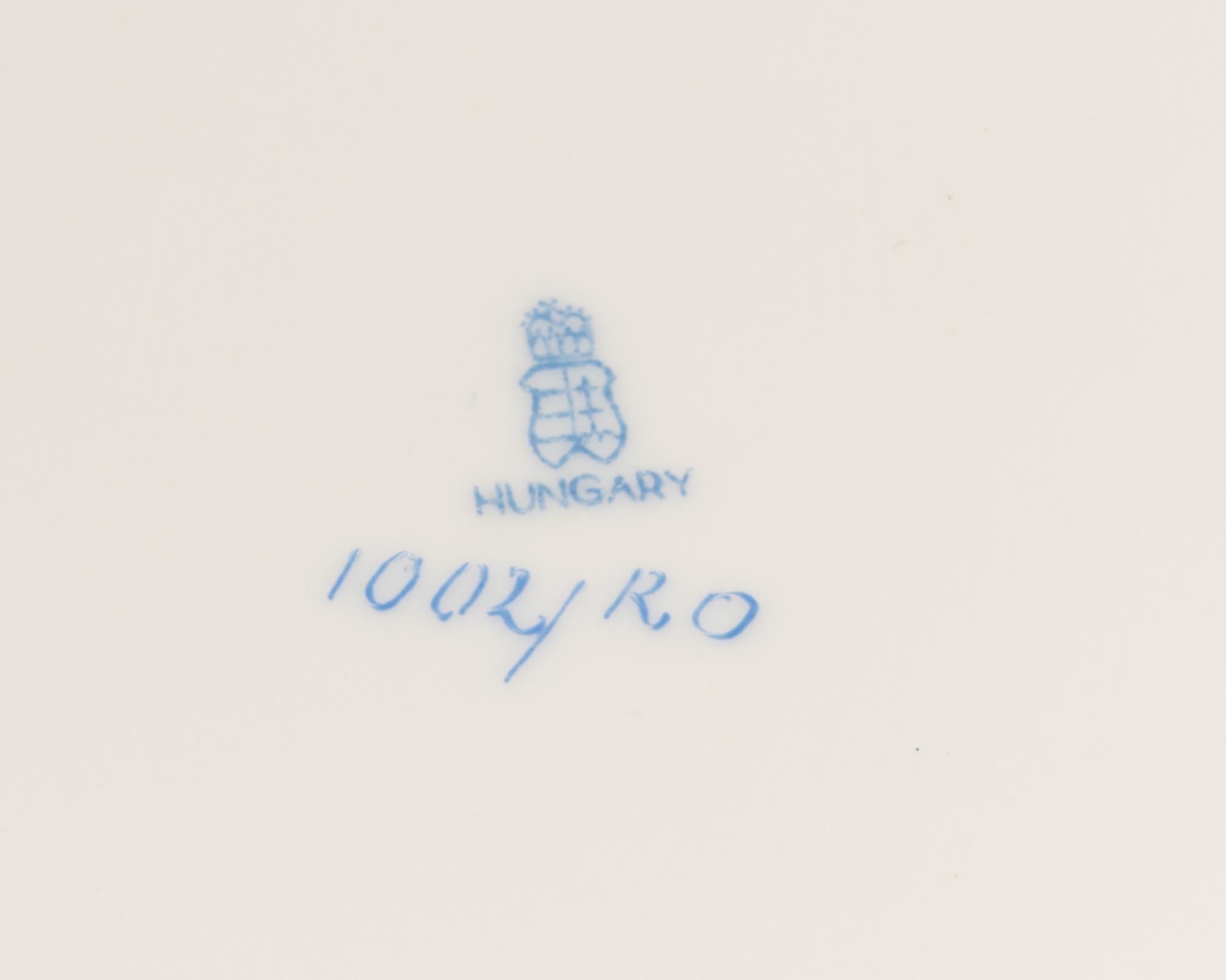 A Herend Rothschild Bird Porcelain Tureen