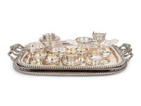 A Collection of American and Mexican Silver Table Articles