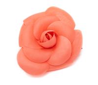 Chanel Pink Camellia Flower Pin, 1980-90