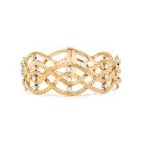 BUCCELLATI, YELLOW GOLD AND DIAMOND BRACELET
