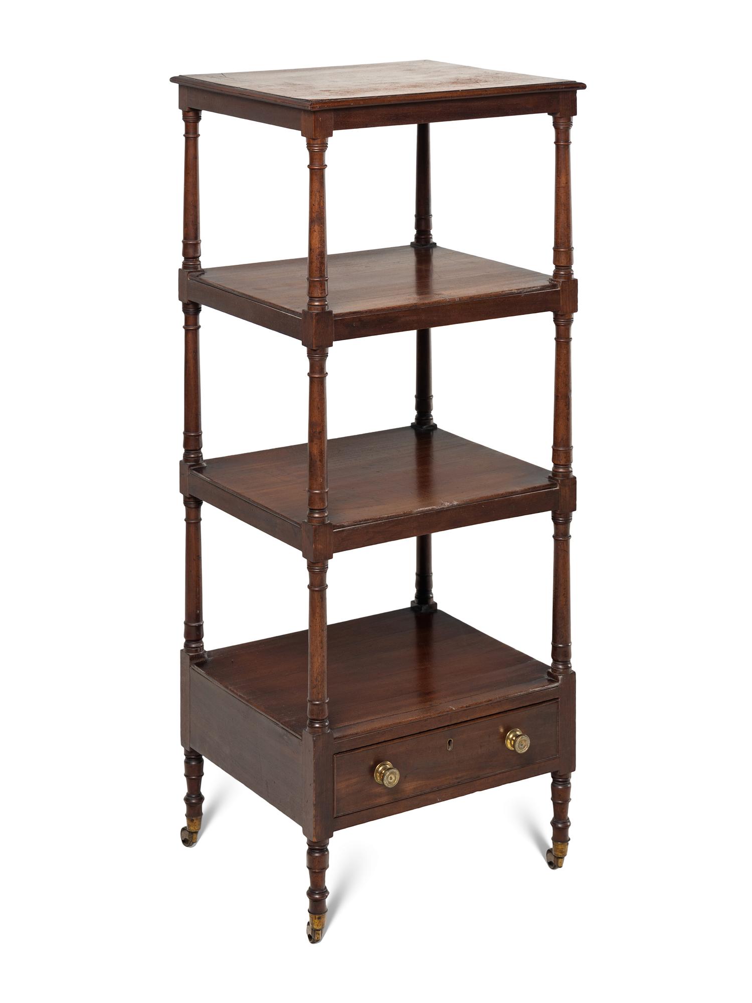 A Regency Mahogany Étagère