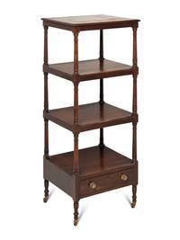 A Regency Mahogany Étagère