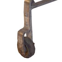 A Metal Industrial Cart 33.25" W x 20.5" D x 30.5" H — France, Circa 1940