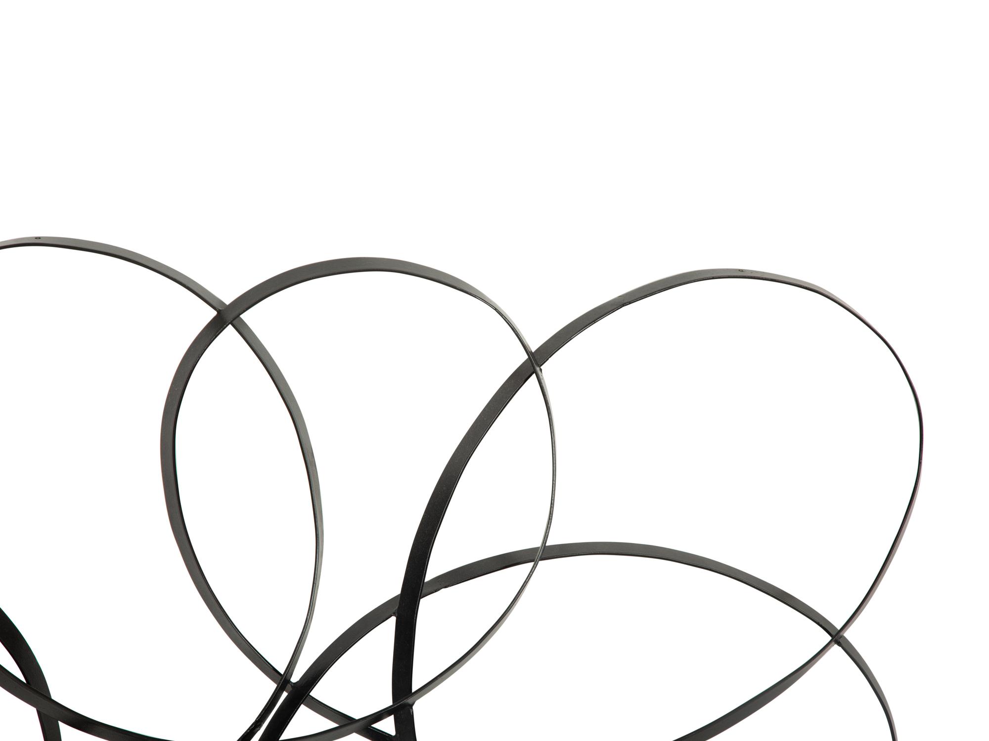 A Pair of Black Painted Metal Wall Panels after Klaus Walk
