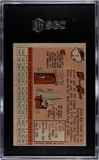 A Complete Set of 1958 Topps Baseball Cards Including SGC Graded Key Cards (494/494),