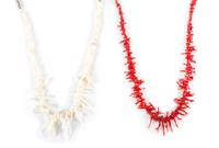 Two Southwestern Branch Coral Necklaces