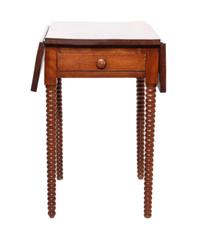 An American Cherry Pembroke Table Height 21 x width 17 1/2 x length 23 1/3 inches