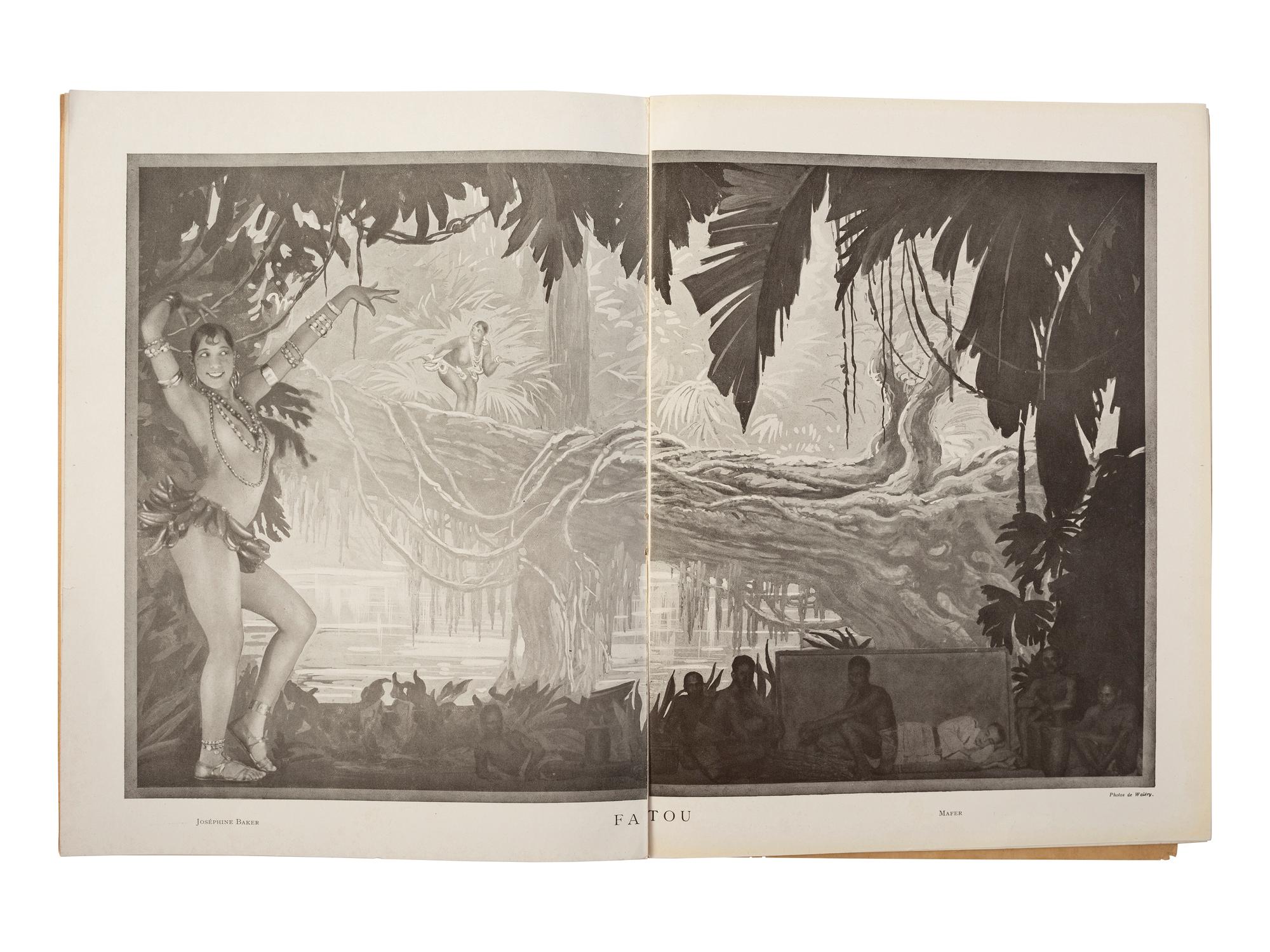 [BAKER, Josephine (1906-1975)]. A pair of programs for the Folies Bergère featuring Josephine Baker, 1926 and 1937.