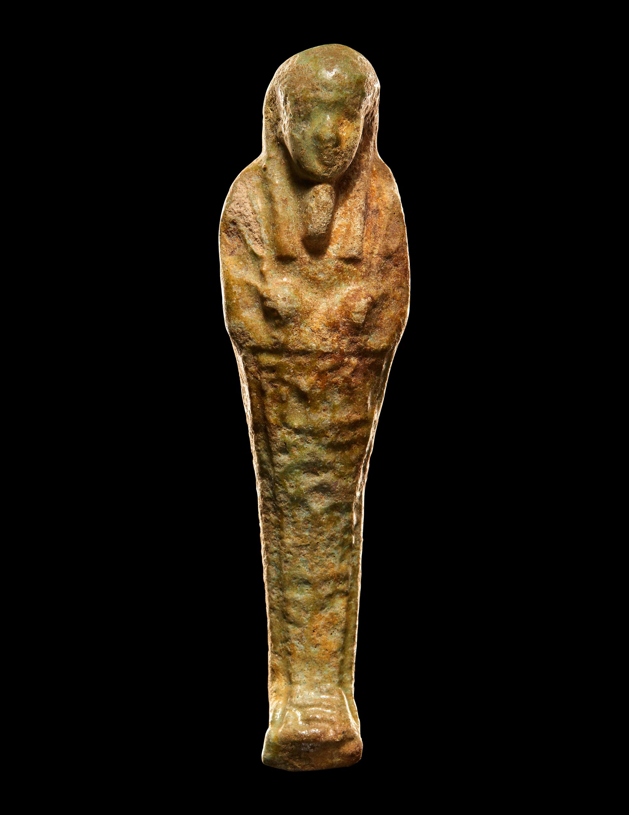 Three Egyptian Faience Ushabtis