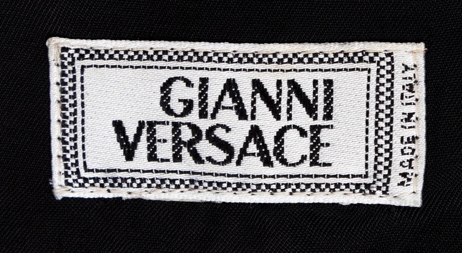 A Gianni Versace Velvet Men's Vest, Size 48.