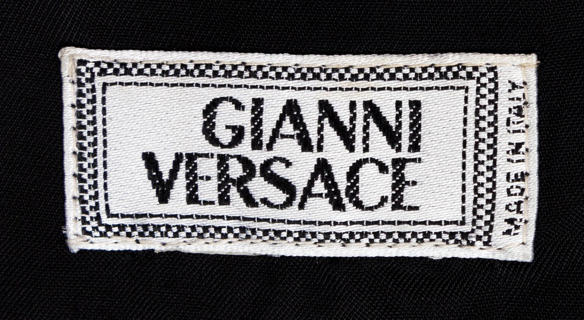 A Gianni Versace Velvet Men's Vest, Size 48.