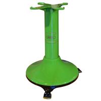 A Painted Iron Berkel Slicer Stand 37" W x 37" D x 18" H — Italy, Early 20th Century