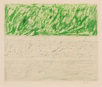 Gene Davis, (American, 1920-1985), A group of three works: Meandering, Green Sonata, and Sonata #37-17, 1980