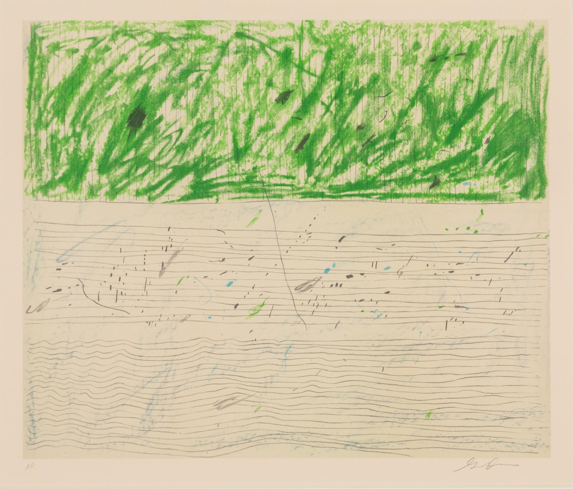 Gene Davis, (American, 1920-1985), A group of three works: Meandering, Green Sonata, and Sonata #37-17, 1980
