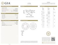 5.27 CARAT ROUND BRILLIANT CUT DIAMOND