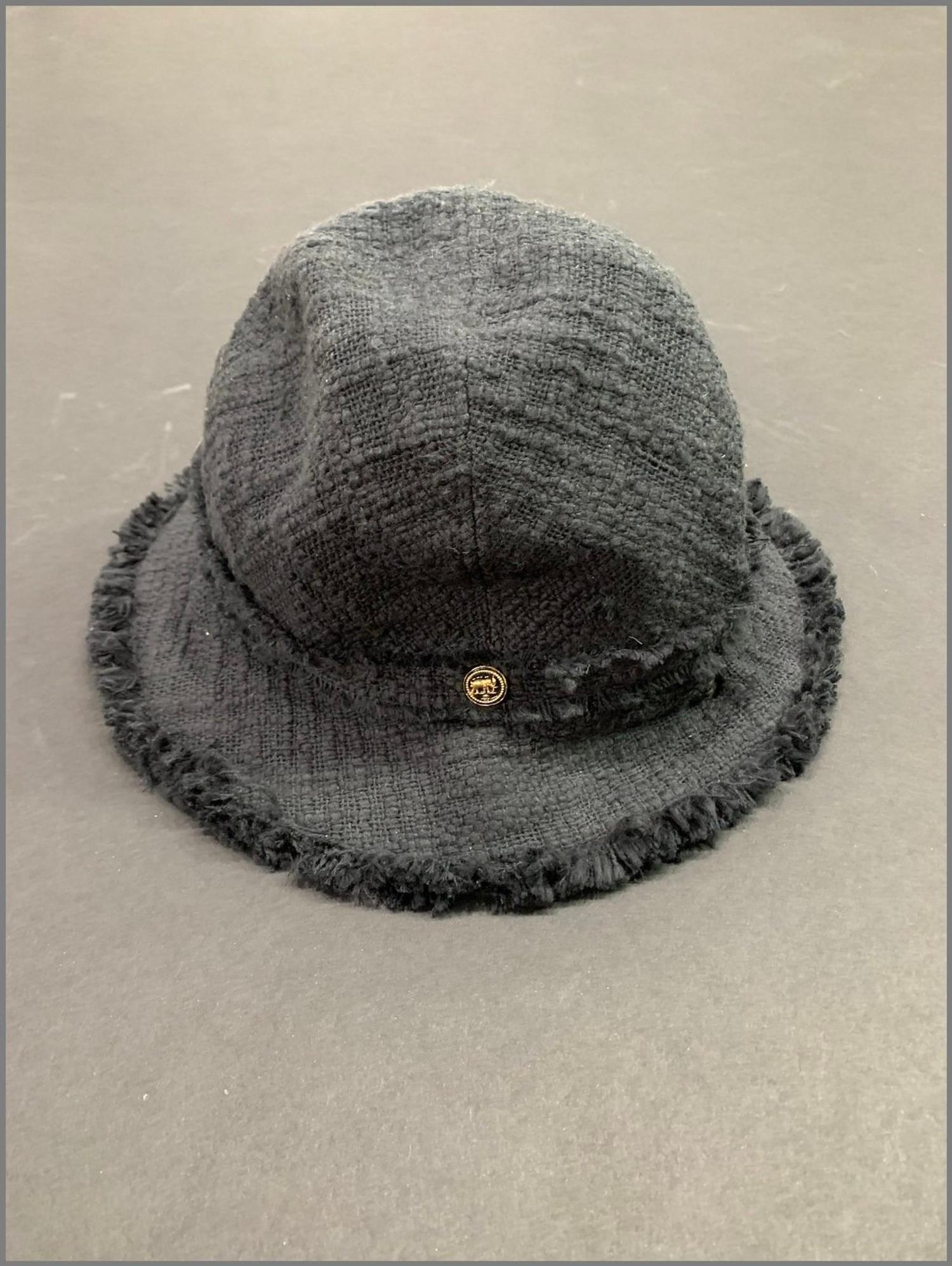 Chanel Tweed Bucket Hat, Fall 2012