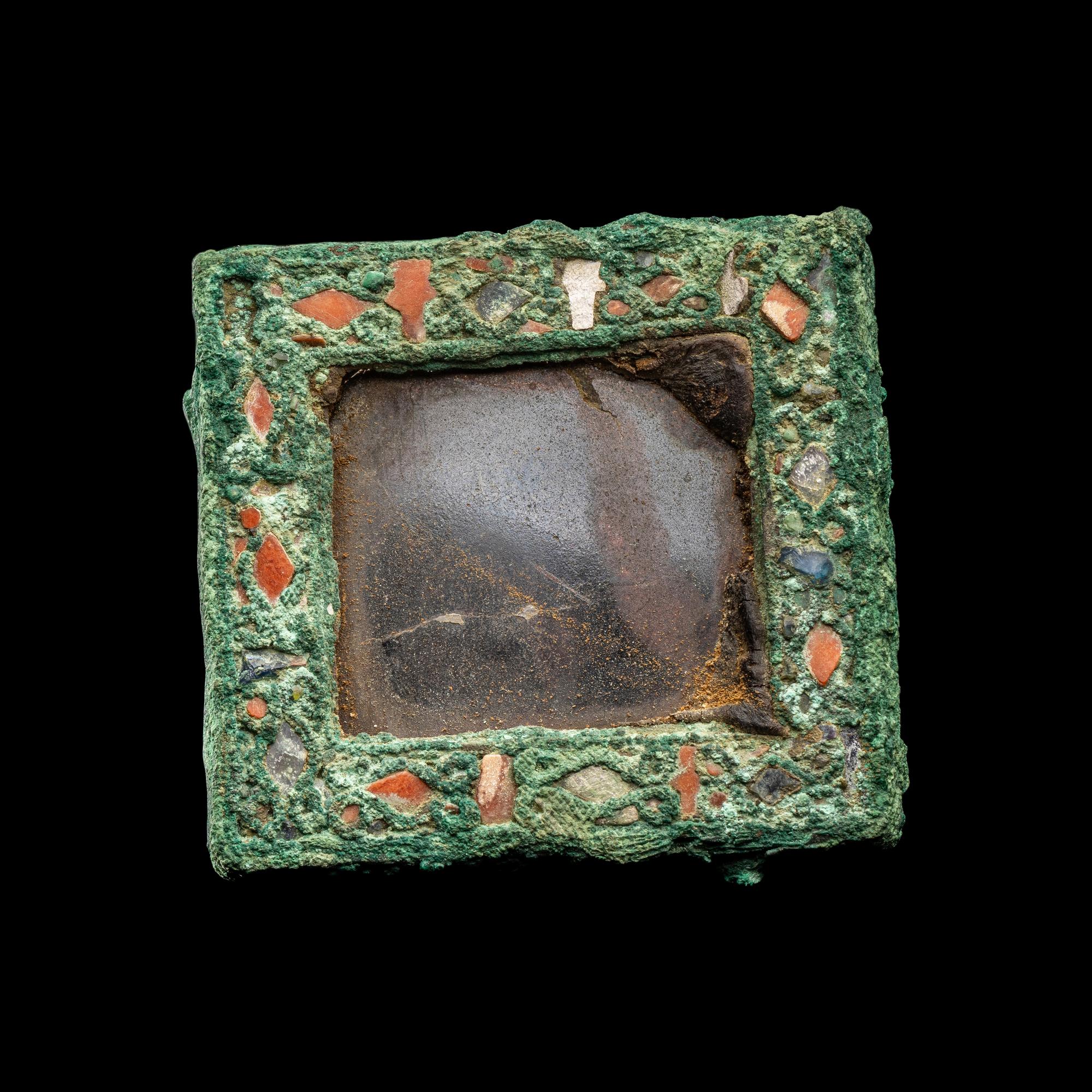 A Peruvian Obsidian and Copper Mirror