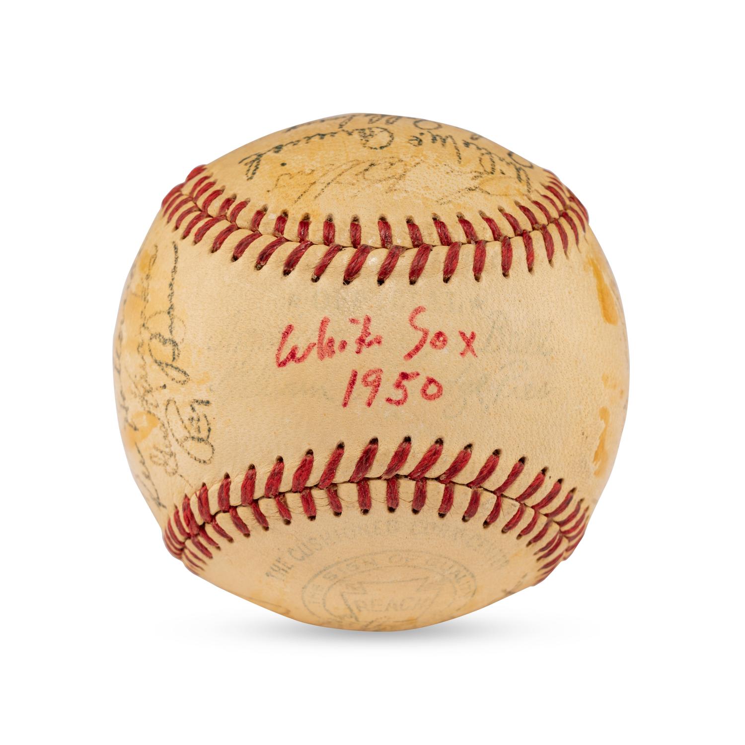 A 1950 Chicago White Sox Team Signed Autograph Baseball