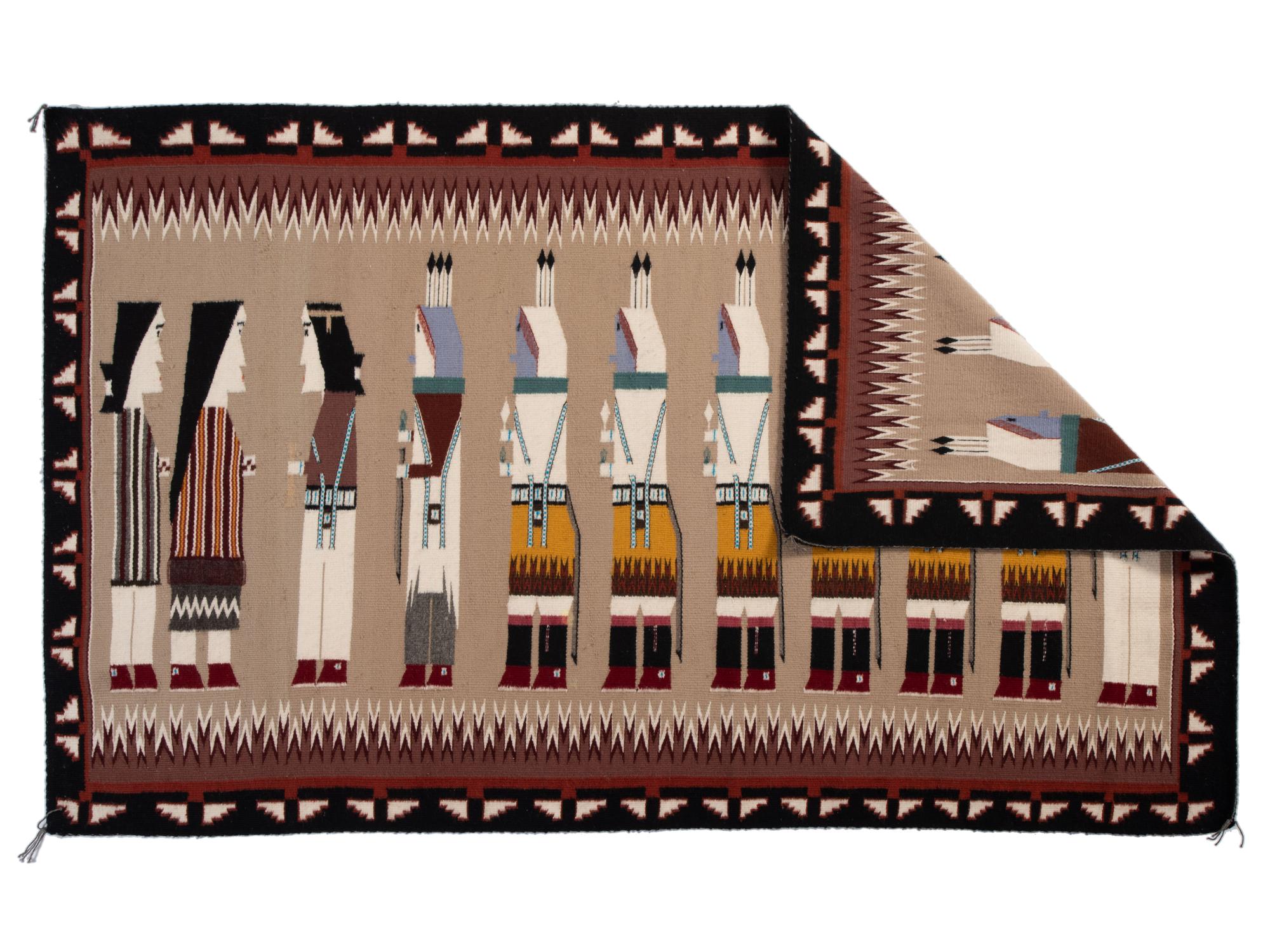 Navajo Yeibichai Weaving / Rug