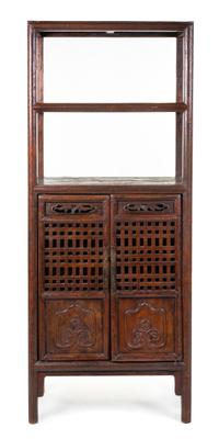 A Chinese Softwood Displaying Cabinet