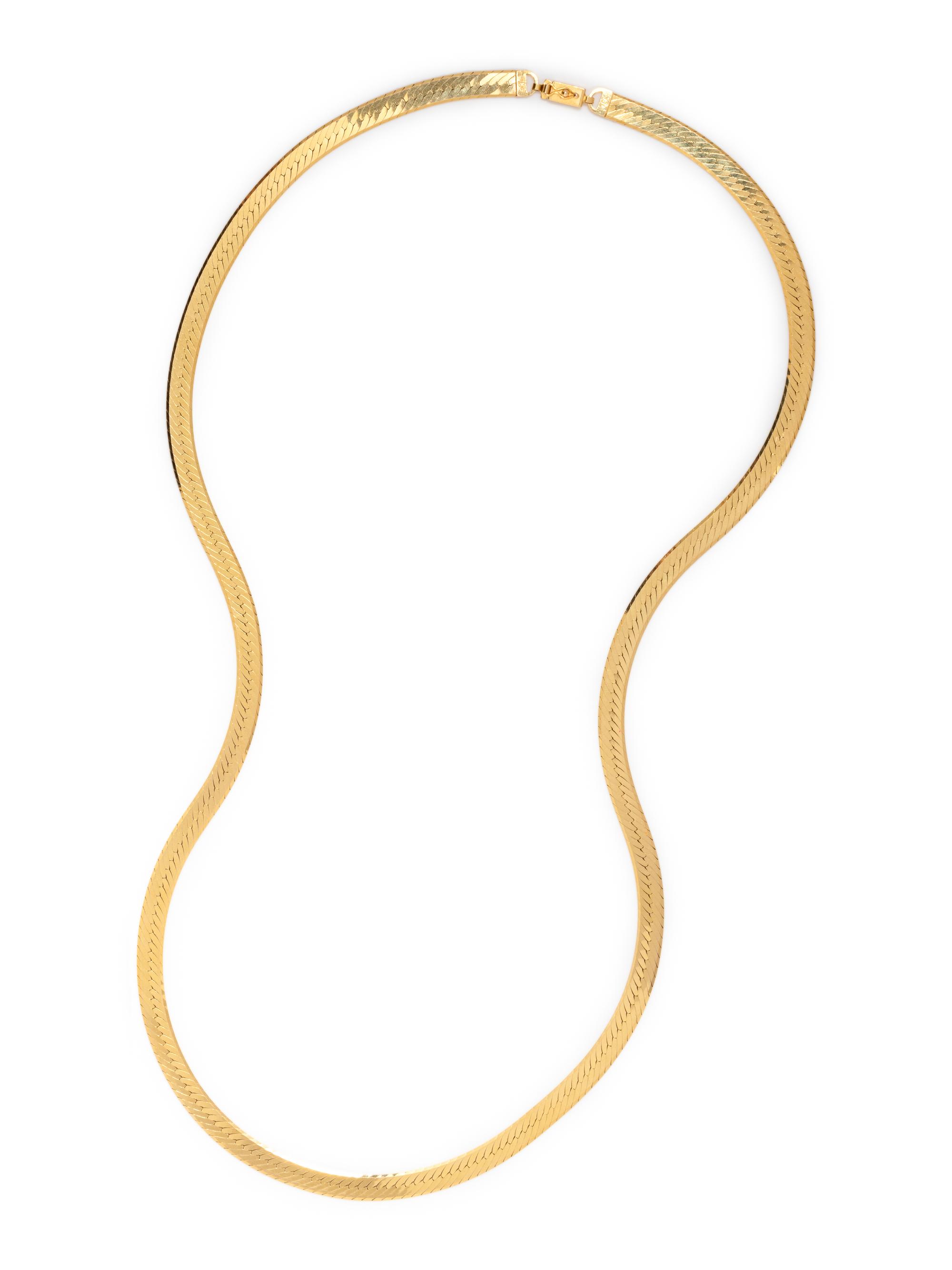 YELLOW GOLD LONGCHAIN NECKLACE