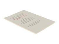 [LOGAN ELM PRESS]. CHAFTEZ, Sidney & BATTERSBY, James L. 7 Poets. Columbus, OH: Logan Elm Press, 2005.