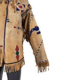 Apache Beaded Hide Jacket, Pictorial