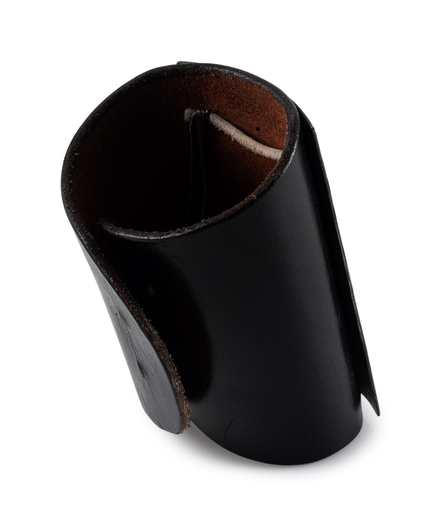 Leather and Silver Ketoh, with Channel Inlay Shalako Figure