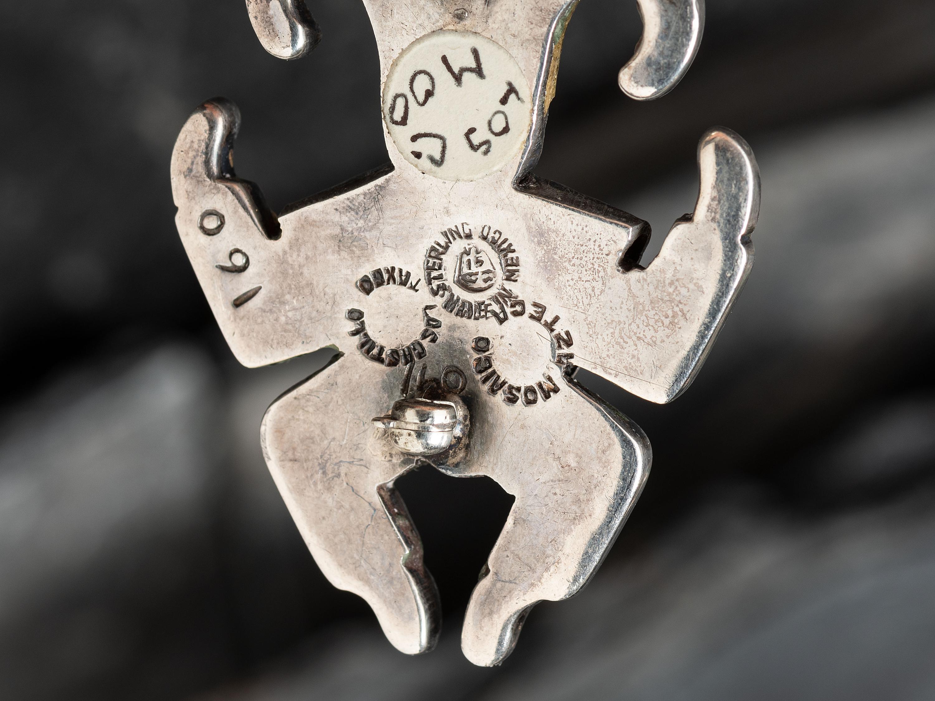 Taxco Silver and Chrysocolla Jewelry