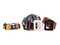 Six Yves Saint Laurent Belts: One Cord and Five Leather