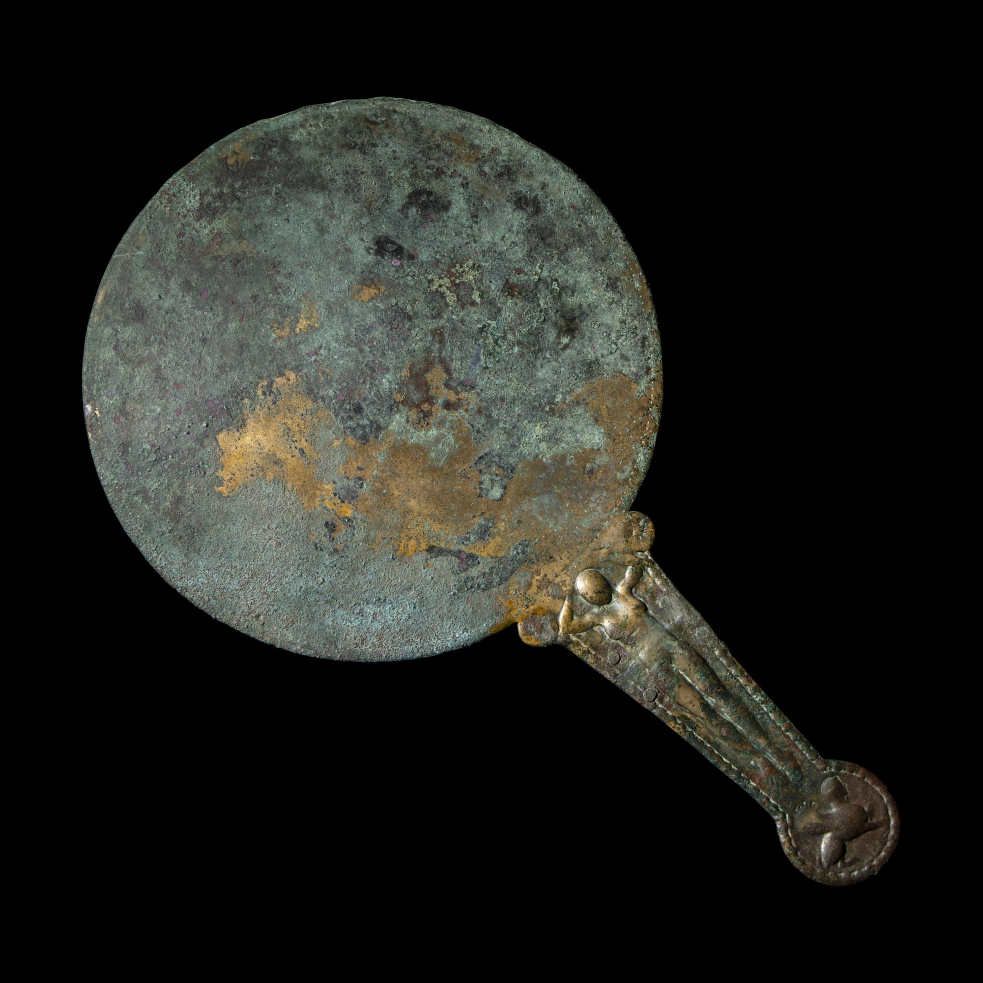A Greek Bronze Mirror
