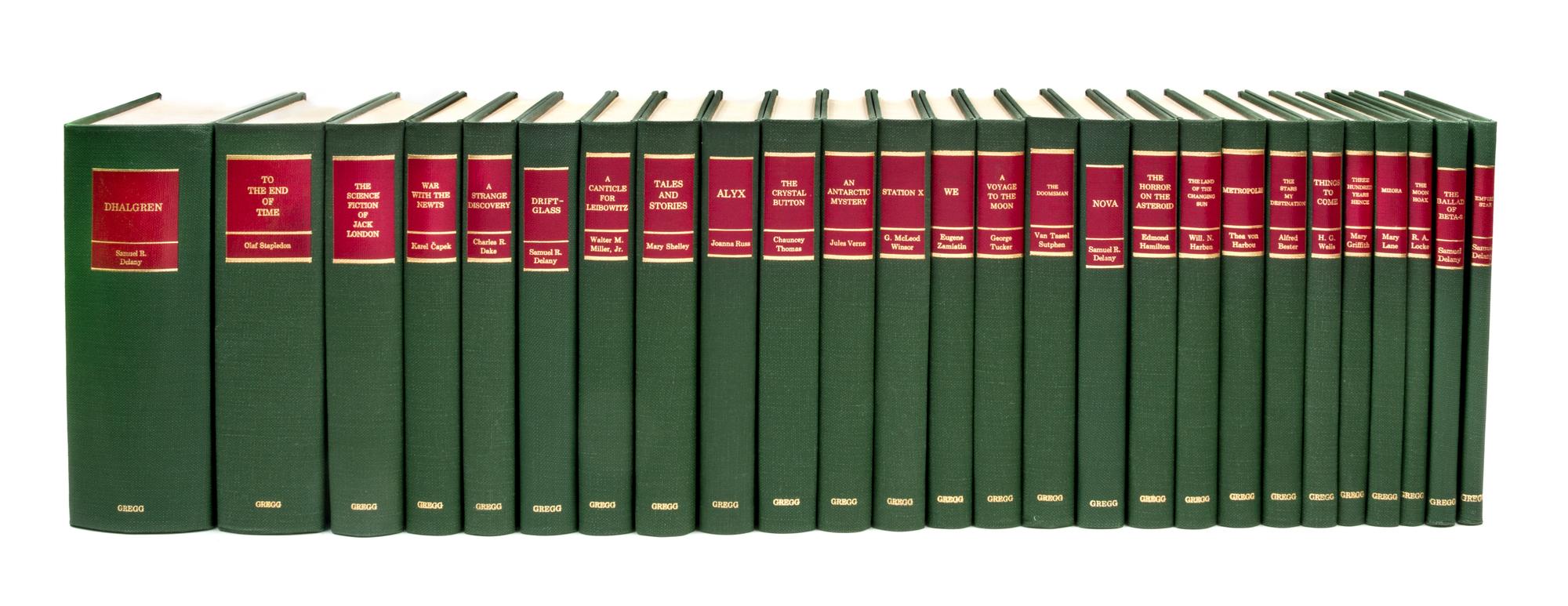 (VARIOUS AUTHORS) 26 titles from the Gregg Press Science Fiction Series.