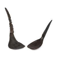 Northwest Coast Carved Horn Spoons