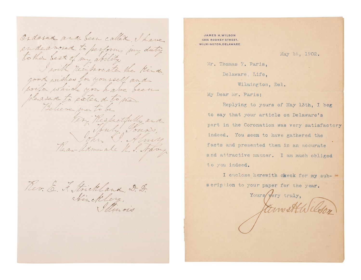 [CIVIL WAR]. Autographs from Civil War soldiers incl. Generals SHERMAN, MCCLELLAN, and BUTLER.