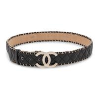 Chanel, Quilted Leather & Chain Belt