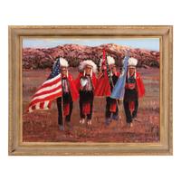 [Two Works] Studies for Quartz Mountain: Sacred Ground - The Past Warriors of the Great Plains AND Quartz Mountain: Sacred Ground - The Past Black Leggins Society